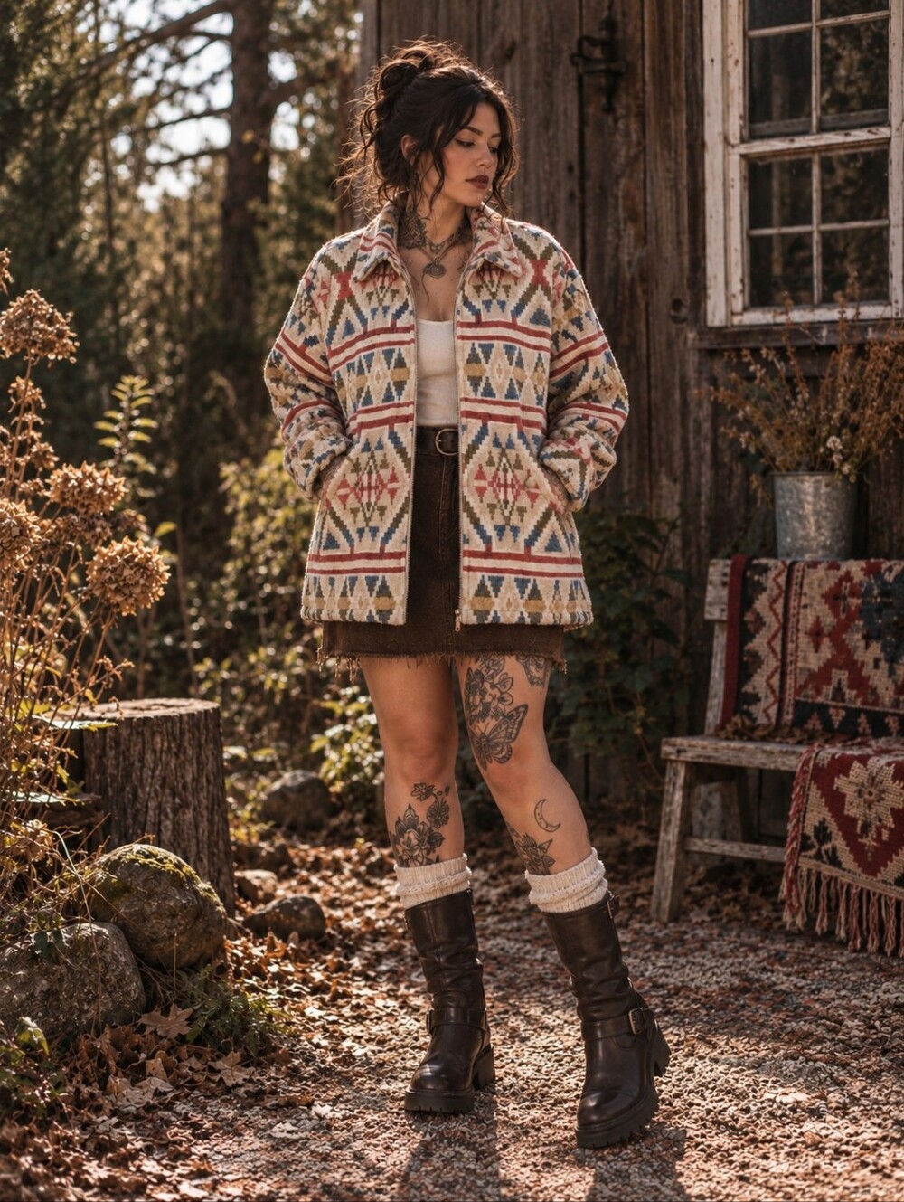 Vintage Carpet Coat Jacket